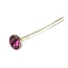 [G2102] - Pink 'Crystal' Silver Stud