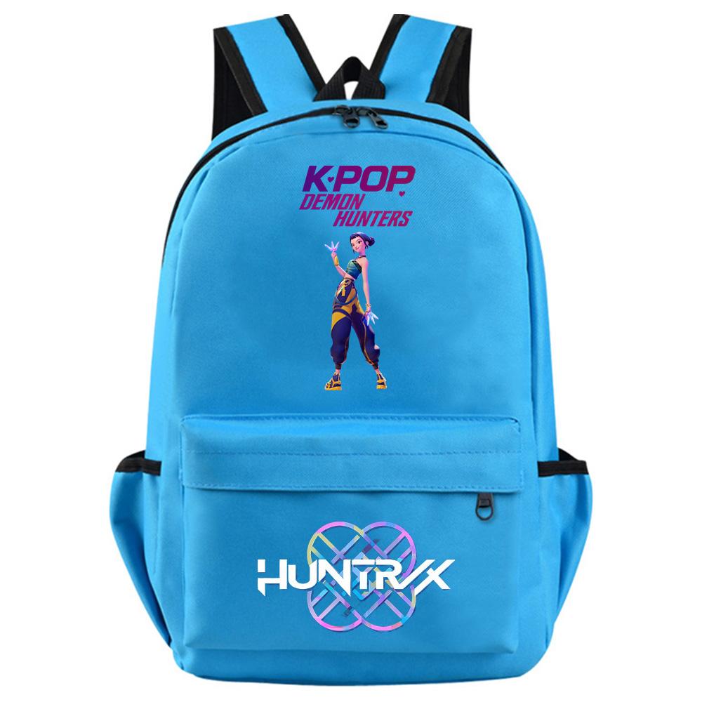 Anime Kpop Demon Hunters Printed Backpack for Teenager Student Girl Boy Bookbag Schoolbag Women Large Capacity Travel Bag Kid Gift Rucksak