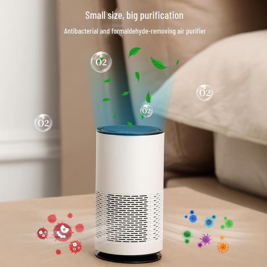 USB-очиститель воздуха для автомобиля: Средство для удаления формальдегида и ароматерапия с отрицательными ионами для рабочего стола