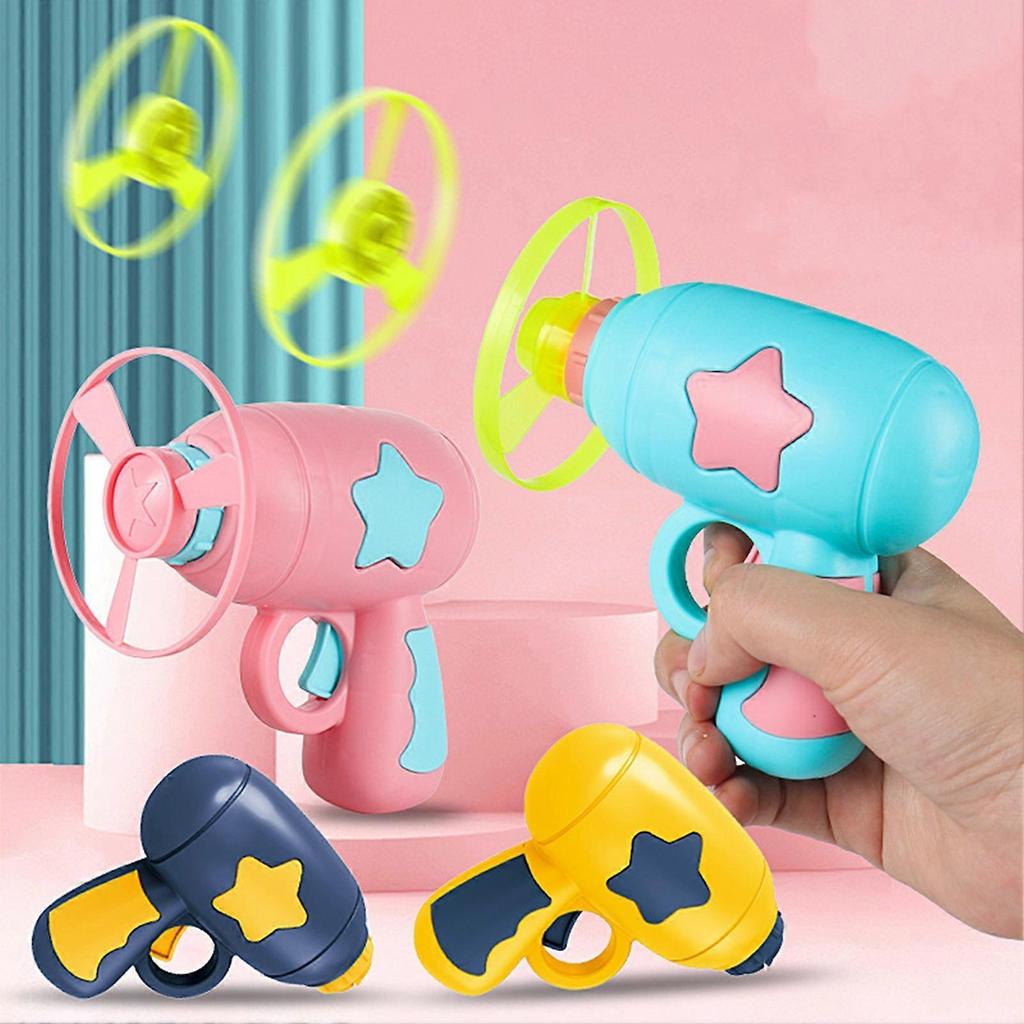 Lightup Flying Disc Launcher Toy for Home Office Use Functional Daily