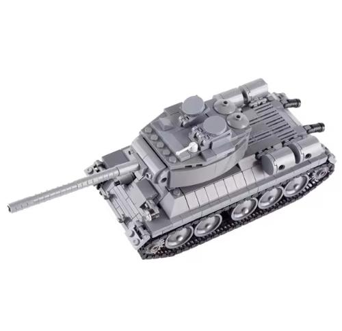 Военный США Франция Великобритания Бронированная машина MOC Конструктор Фигурка солдата Танк Орудийная тележка Пушка Медицинский грузовик Транспортная игрушка K33
