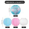 Paper Lanterns Set Hanging Paper Lanterns Ceiling Party Decorations World Map Combination Macaron Lanterns for School Classroom