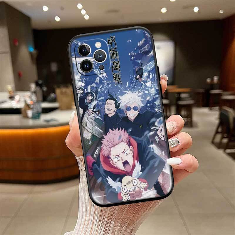 Чехол для телефона Аниме Годжо Jujutsu Kaisen для Redmi Note 12 12S 12C 13 13C 13R 14 14S 14R 14C 11A 13X A3 A3X A4 A5 Pro Max Plus