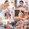 Женская повязка на голову Cloud Spa, мягкая повязка для волос из махровой ткани для умывания лица, макияжа, тренировок