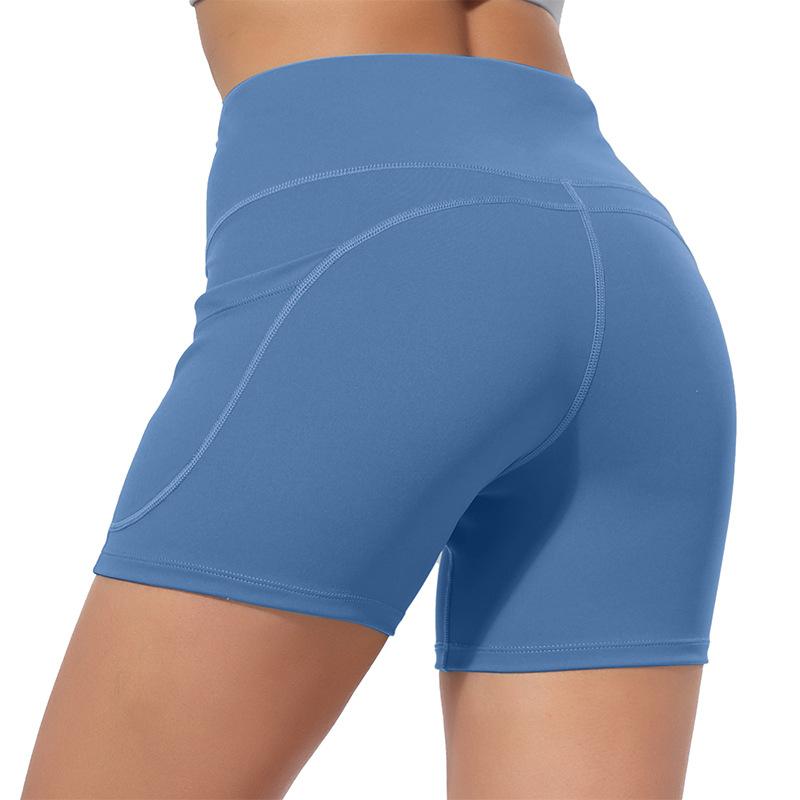 Women S High Elastic Tight Yoga Shorts For Fitness Running Cycling