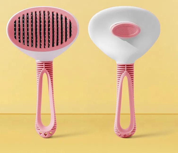 Расческа для удаления шерсти домашних животных Укладка волос Удаление волос Открытый узел Расческа для кошек Автоматическое удаление волос Уход за шерстью Расческа для собак Щетка для волос Товары для животных