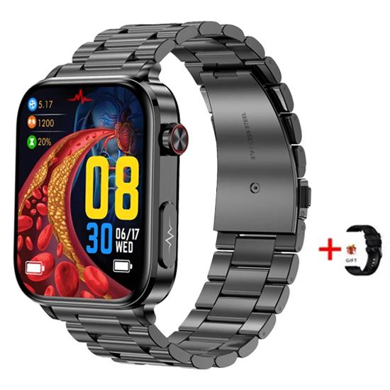 SACOSDING Смарт-часы для мужчин AI Voice Heart Rate ECG+PPG Blood Кислород Кровяное давление Кислород Крови Здоровье Женский умный браслет