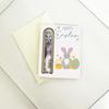 Easter Wooden Bunny Wallet Easter Coin Gift Multifunctional Party Decorations Unique transparent window design Beautiful
