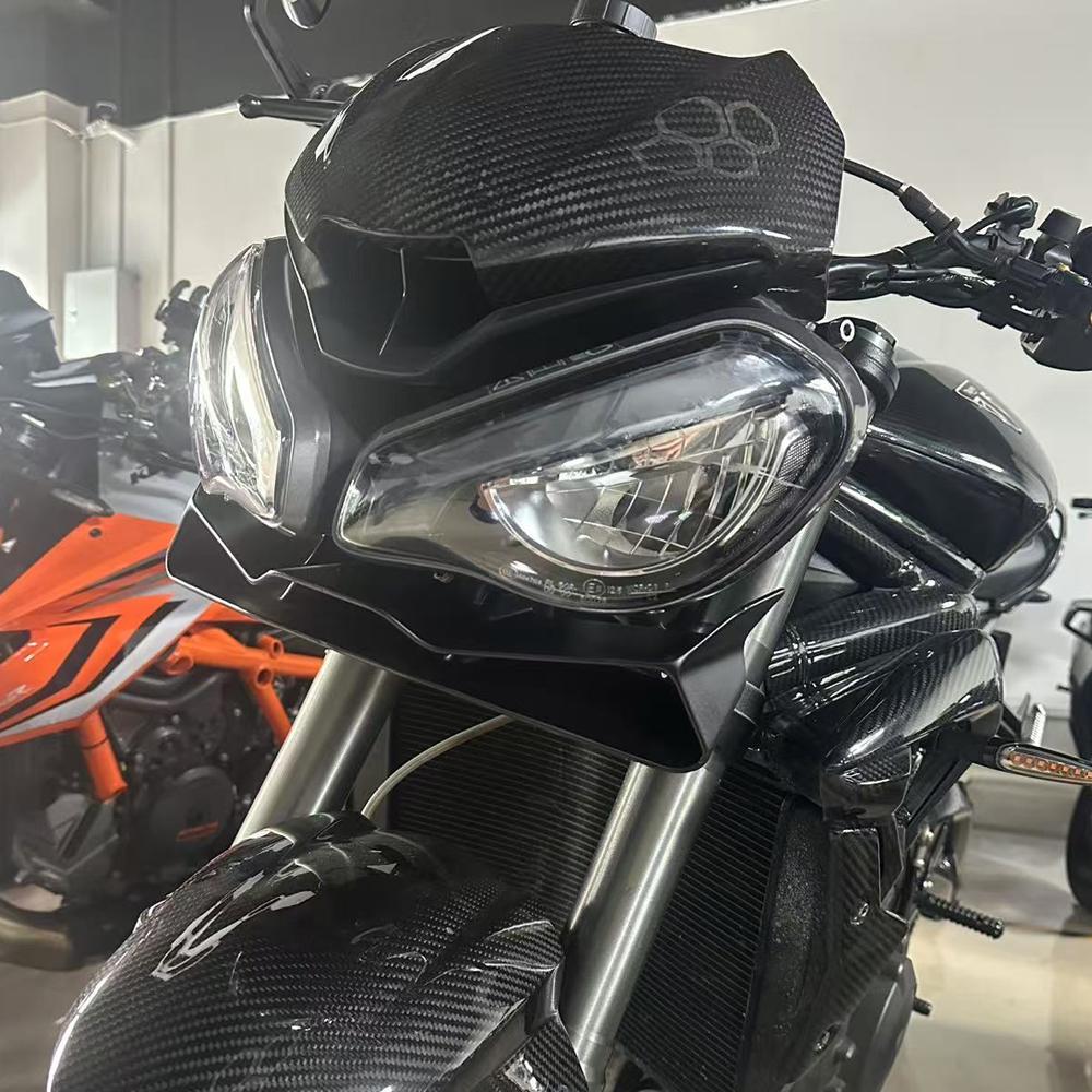 For Triumph Street Triple 765 S/RS 2017-2024 Fixed wing modified motorcycle fixed wing fairing motorcycle accessories