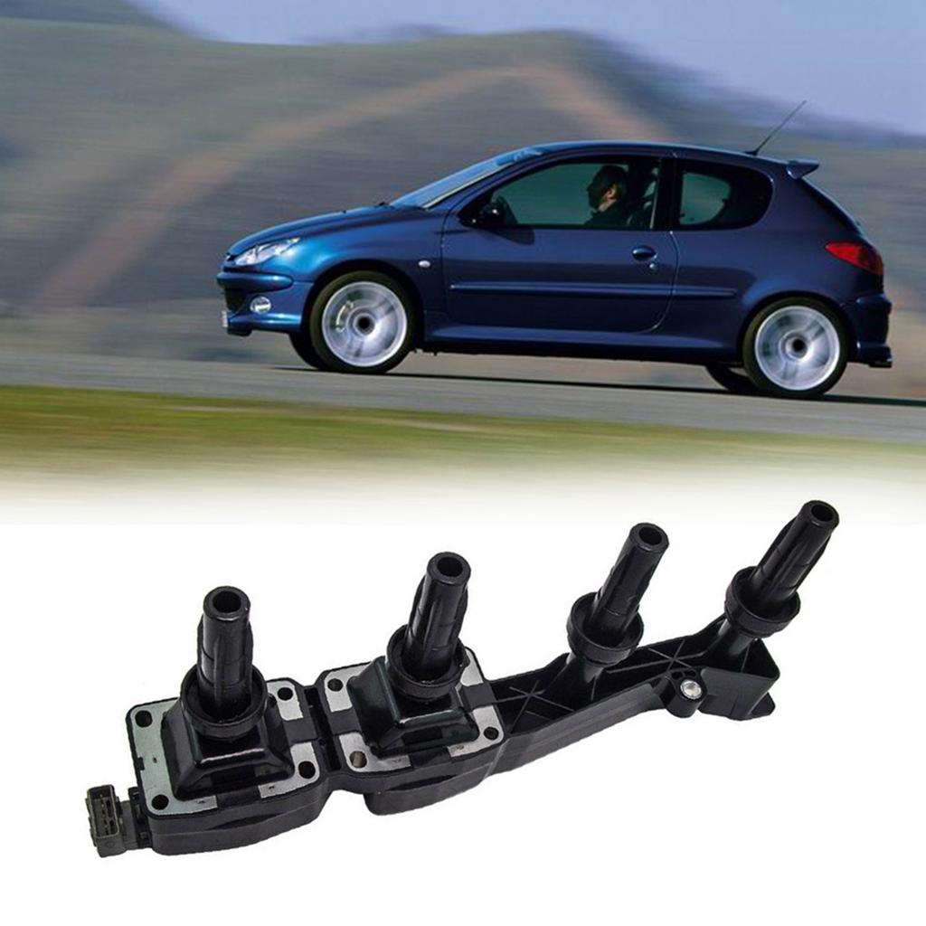 Ignition Coil Pack Wiring Harness Compatible for 1007 206 307 308 Xsara 1.6L 597080 96363378 597099 2526182 Accessories