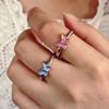 Creative Drip Butterfly Ring Retro Opening Adjustable Internet Celebrity Ins Index Finger Ring Women's Simple Joint Ring