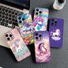 Cover for Apple iPhone 17 16 14 15 Plus Pro Max 16E ProMax + 15Plus 15+ 16+ Casing Silicone Phone Case Unicorn Horse Wallpaper
