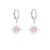 Серьги из нержавеющей стали Octa Star Earring Earbuds Fashionable Niche Полудрагоценные камни Серия из натуральных камней