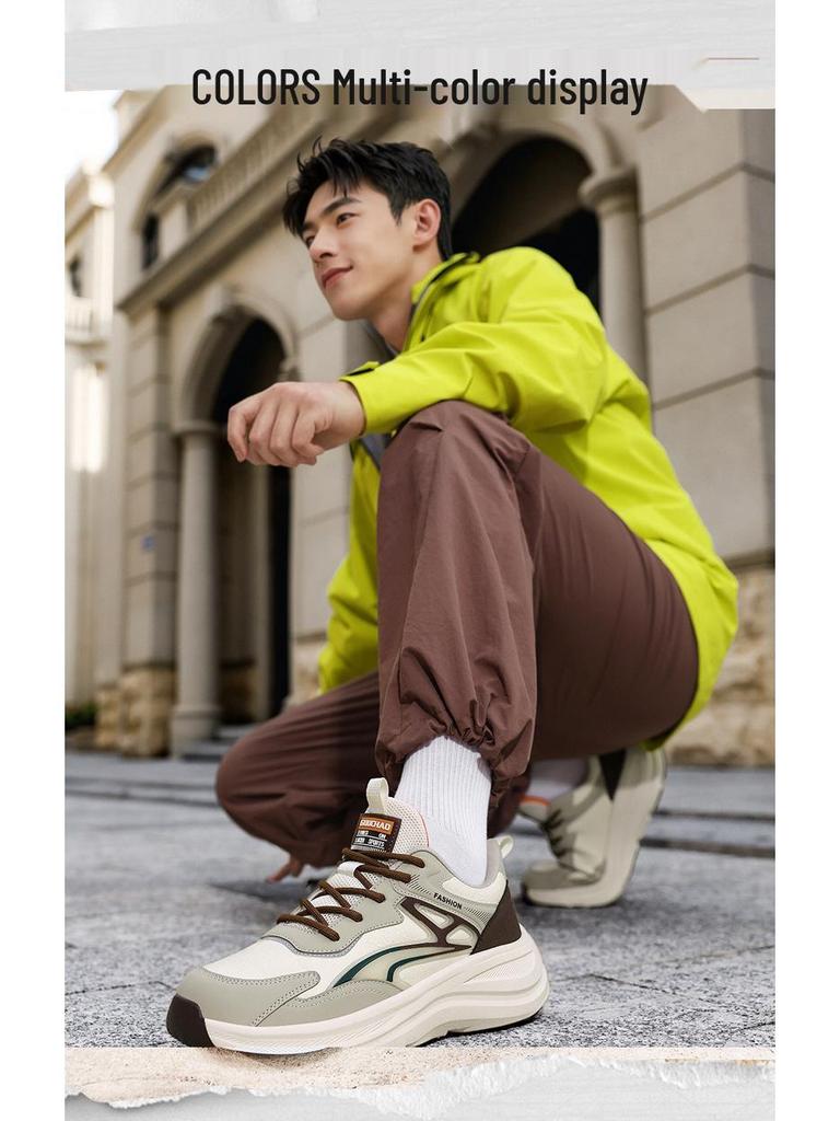 Мужские универсальные низкие повседневные кроссовки - Удобные, амортизирующие, с мягкой подошвой, для улицы и спорта