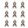 10pcs Alloy Ribbon Charms Breast Cancer Awareness Pendants Enamel Charms For Jewelry Making DIY Necklace Bracelet Accessories