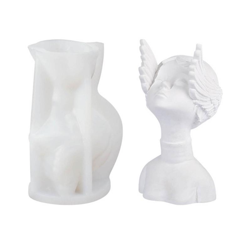 3D Девушка Силиконовая Форма DIY Изготовление Человеческого Тела Ароматное Мыло Гипсовые Формы Украшения Для Дома Подарки Ручной Работы