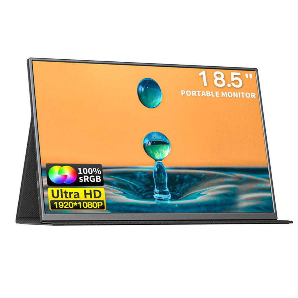 18.5-Inch Portable Monitor 1080P   Screen External Display Extended Monitor Compatible with  CelsiusPS4CelsiusXBOX   Rate 100Hz 100% SRGB