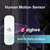 ZigBee Human Motion Sensor 10G Radar Mmwave Temperature and Humidity Sensor Security Burglar Works With Tuya Smart Life Z2MQTT