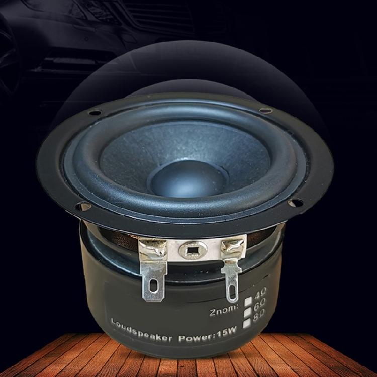 2,5-дюймовый сабвуфер, полночастотный, 15 Вт, 4 Ом, металлические рупорные динамики, сабвуфер для домашнего использования с превосходными звуковыми характеристиками