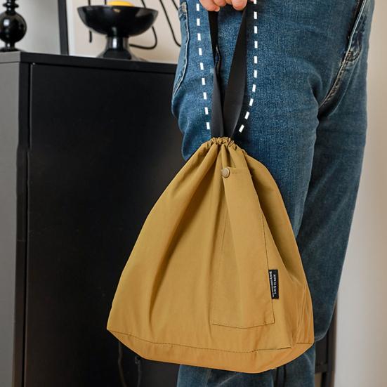 Изолированная сумка для ланча, большая вместимость, водонепроницаемая, износостойкая, с завязками, портативная, термоизолированная, для пикника, хранения, сумка-бенто