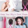 Collapsible Wig Stand for Women, Portable Wig Holder for Styling and Travel, 13.8 Inch Wig Display Head for Multiple Wigs
