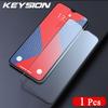 KEYSION Tempered Glass Full Cover for Samsung A17 5G A07 Full Glue HD Clear Screen Protective Glass Film for Galaxy A07 A17 5G