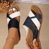 Fashion 2025Women Sandals  Summer Soft Sandals  Slides Shoes Wedge Women Shoe Party Female Slipper