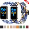 Эластичный нейлоновый ремешок Solo для браслета Honor Band 9 Женский Мужской Плетеный ремешок-петля с металлической застежкой для Honor Band 10 Correa