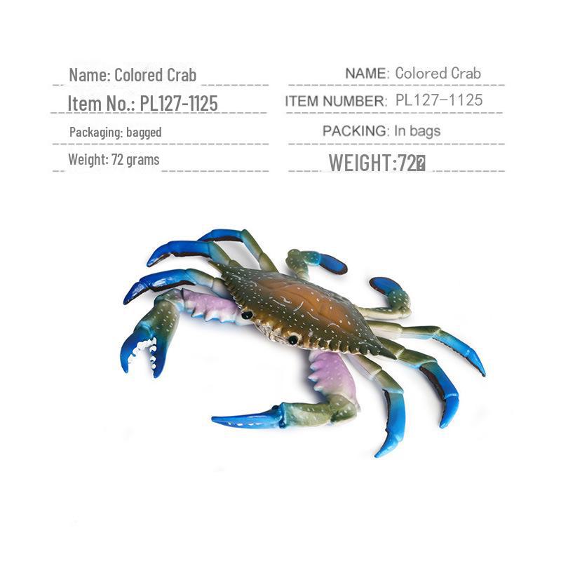 Трансграничная морская симуляционная игрушка: Модели крабов и омаров для детей