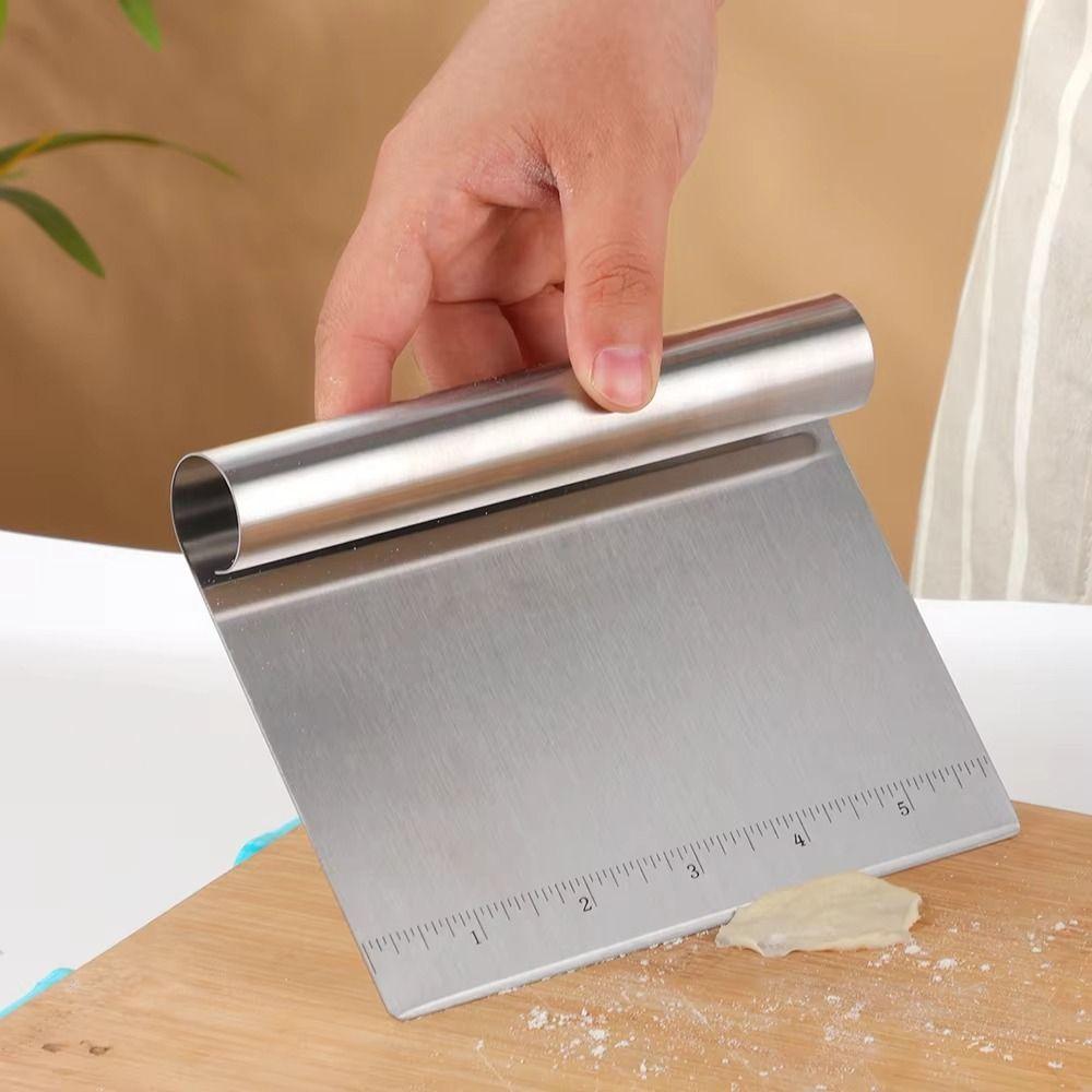 Manual Operation Pastry Dough Cutter Stainless Steel Dough Cutting Tool Cake Divider Kitchen Use