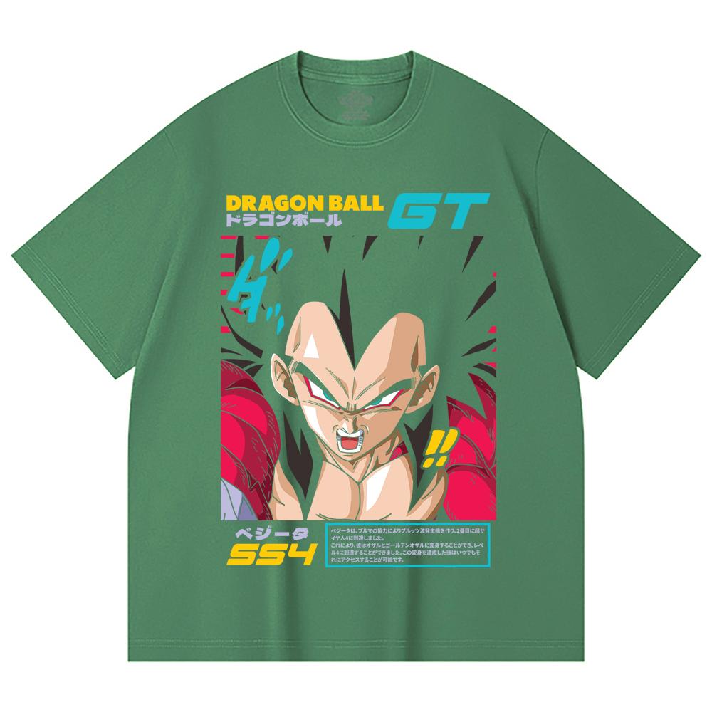230 Gsm 100% Cotton Dragon Ball V2 Goku Print Unisex Heavy Cotton T Shirt