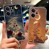 Чехол Для Realme 14 5G Новый Стильный Розовый Бабочка Луна Мягкий Силиконовый Чехол Coque Для Realme14 14X 14T Бампер Realme14T 14 X Funda