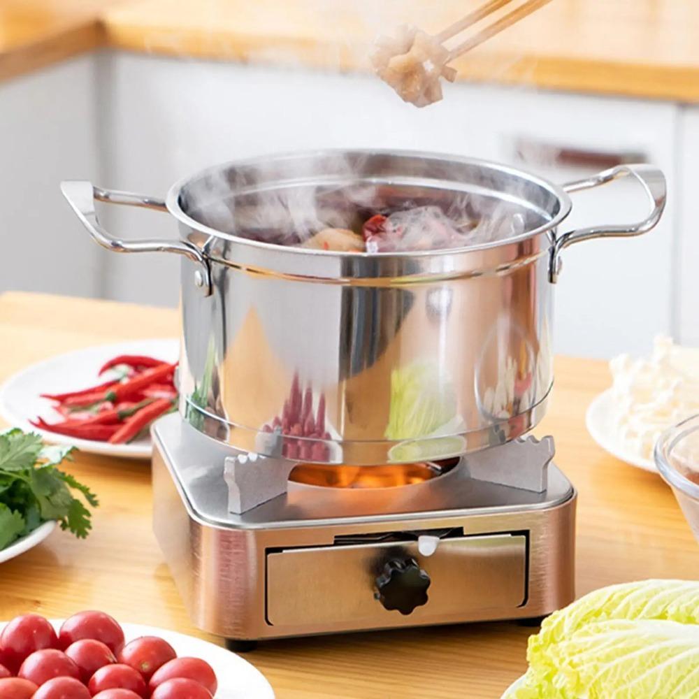 Сверхлегкая горелка для плиты в выдвижном ящике, походная печь из нержавеющей стали, спиртовая печь для ресторана