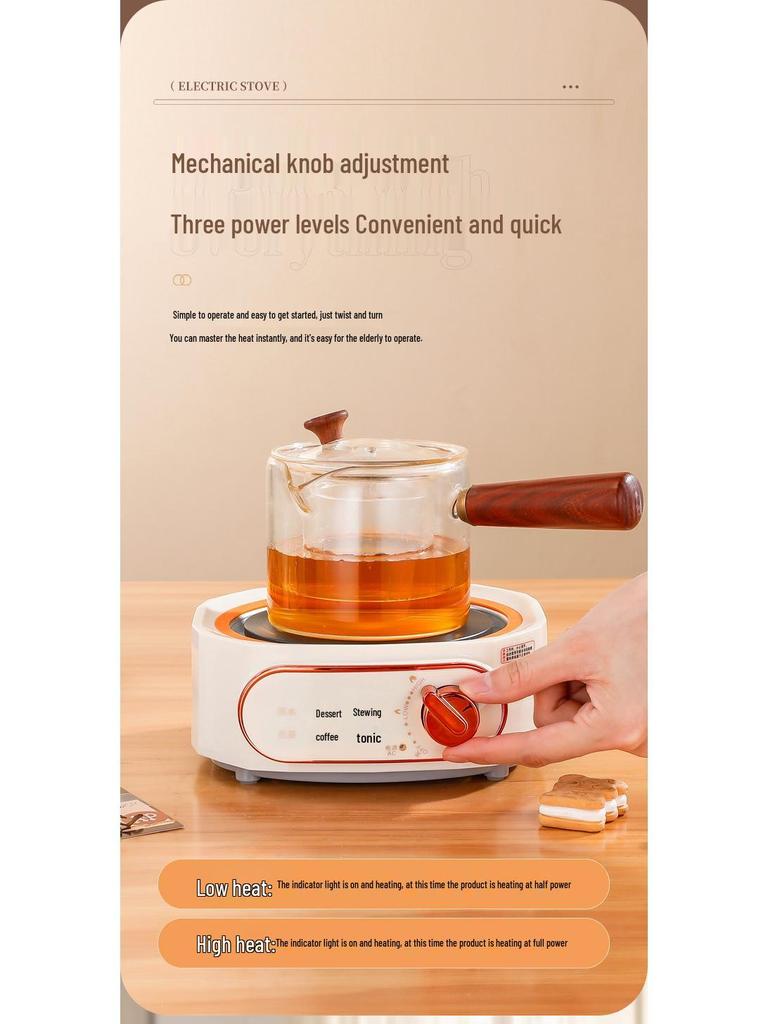 Мини 600 Вт Умный Многофункциональный Электрический Керамический Чайник