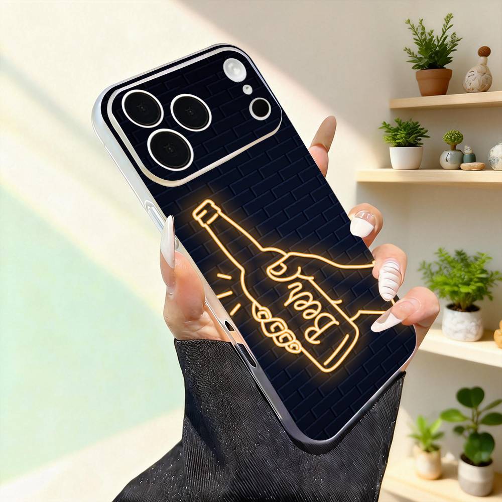 Интересный чехол для iPhone 17,16,15,14,13,12,11,Pro,Max,Plus,Mini,SE4,E с принтом пива, магнитный для Magsafe, беспроводной чехол для телефона