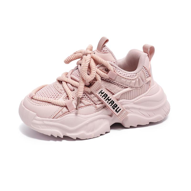 Детская мода летние дышащие повседневные туфли для детей бег спортивные студенческие девушки трендовые удобные кроссовки для спортзала