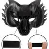 Animal Halloween Mask Wolf Cosplay Mask Retro Masquerade Mask  Men