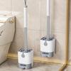 1 комплект туалетной щетки с держателем, настенная длинная ручка, гибкая щетка для чистки унитаза, принадлежности для уборки ванной комнаты