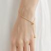 Halden Clamp Rope Bracelet (W005_gold)