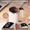 Yousheng Self Stirring Coffee Mug Автоматическая магнитная кружка для помешивания кофе с ЖК-дисплеем Вращающаяся металлическая чашка для смешивания для офиса и дома