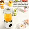 Licuadora portátil inalámbrica, mini batidora de frutas recargable con doble cuchilla para viajes
