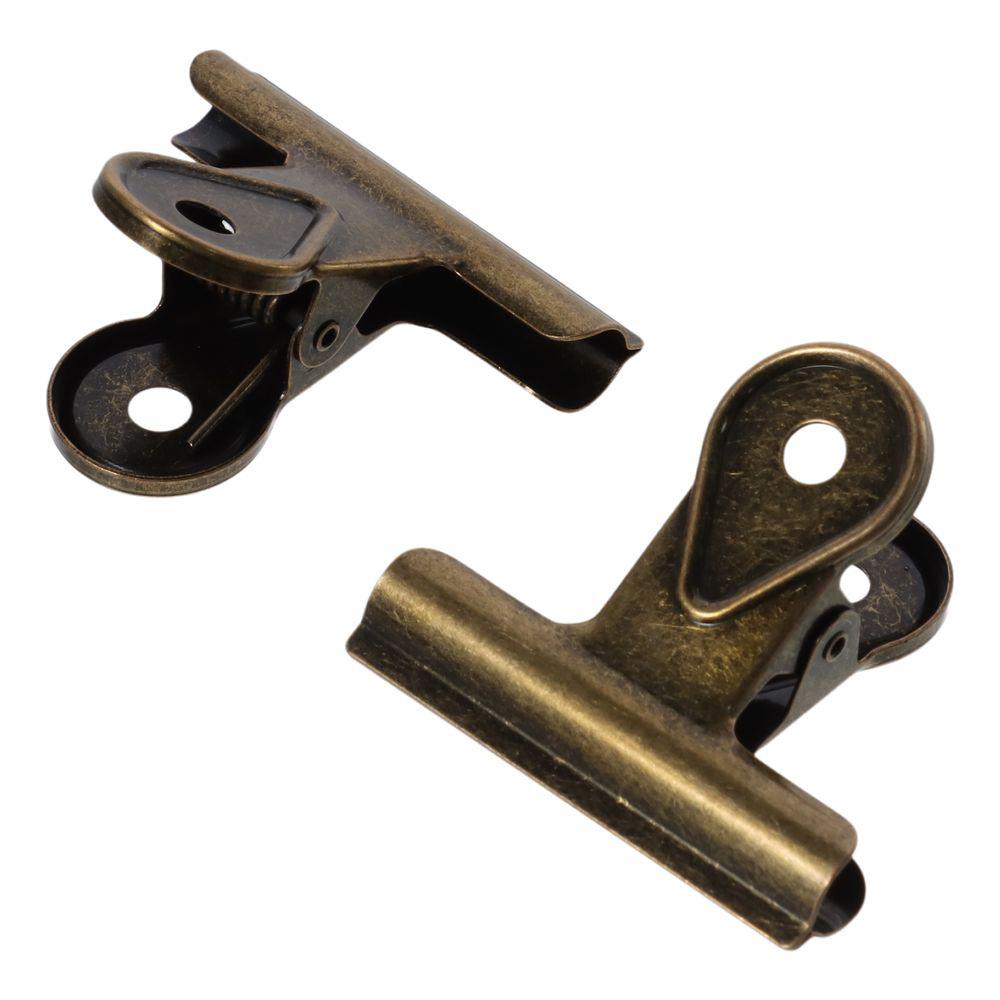 Бронзовый Винтажный Бронзовый Металлический Зажим Металлические Офисные и Бытовые Принадлежности Зажим для Счетов Офис