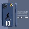 Funny Coque Football Phone Case iPhone 11 12 13 14 Pro Max 7 8 Plus XR XS SE Straight Edge Liquid Silica Gel Shell Cover Fundas