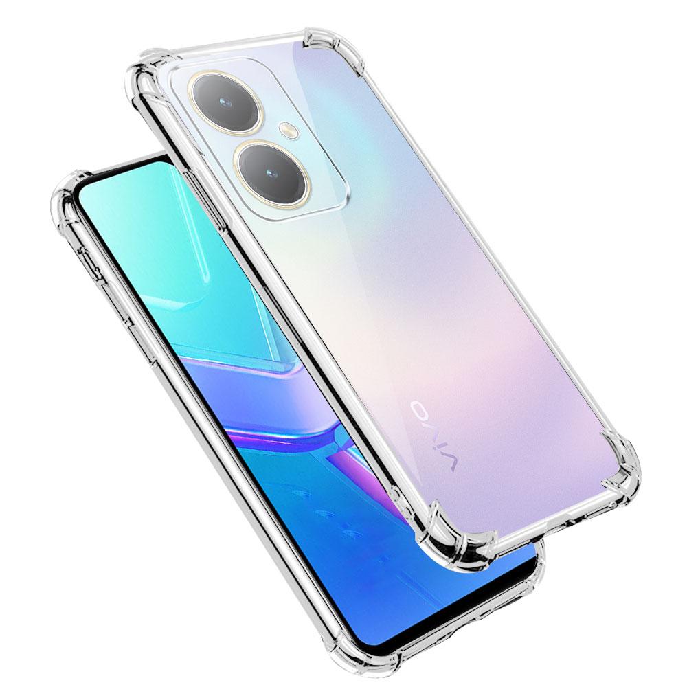 Shockproof Case For Vivo Y27 Cover Silicone Soft Clear Phone CasesFor Vivo Y27S TransparentProtect Coque For Vivo Y27 5G Funda