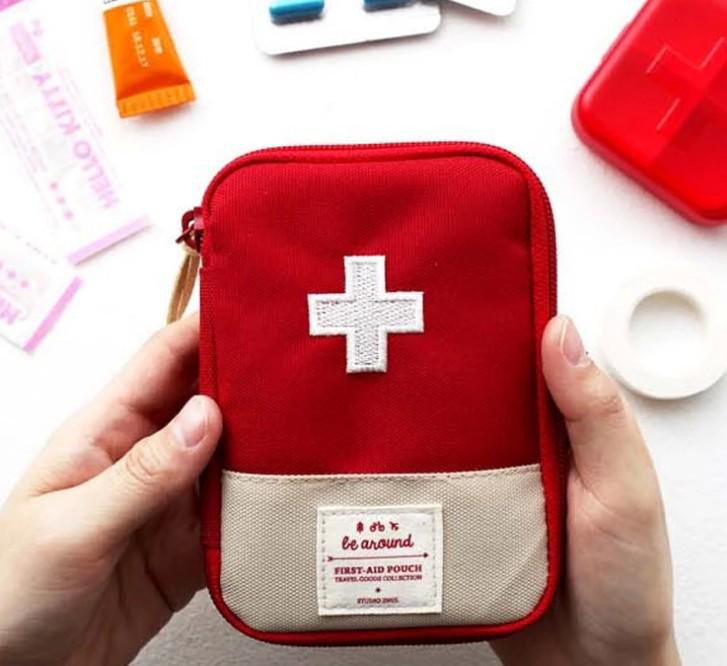 Самая продаваемая портативная медицинская сумка для хранения: Компактный дорожный набор первой помощи из ткани Оксфорд с застежкой-молнией