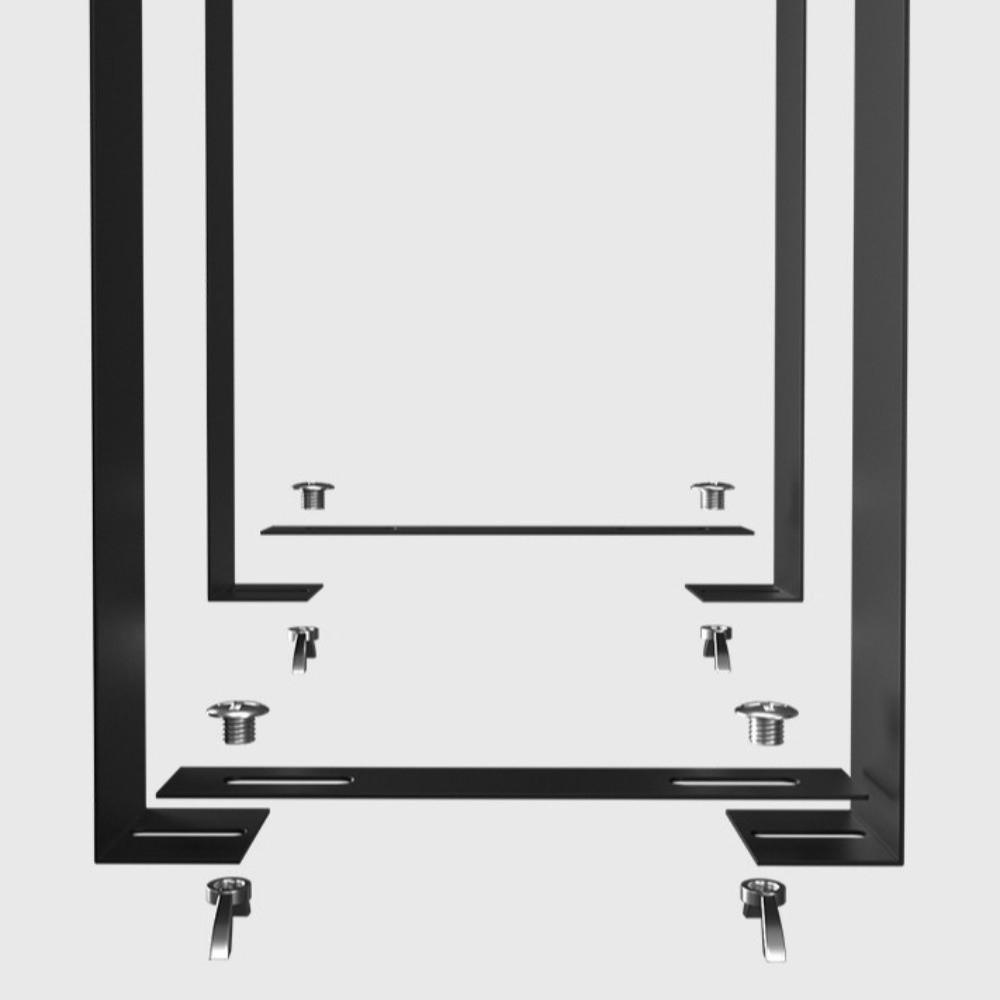 Стальной Универсальный Держатель Корпуса ПК Прочный Стойка для Корпуса Хоста Регулируемая Подставка для CPU Настольное Использование