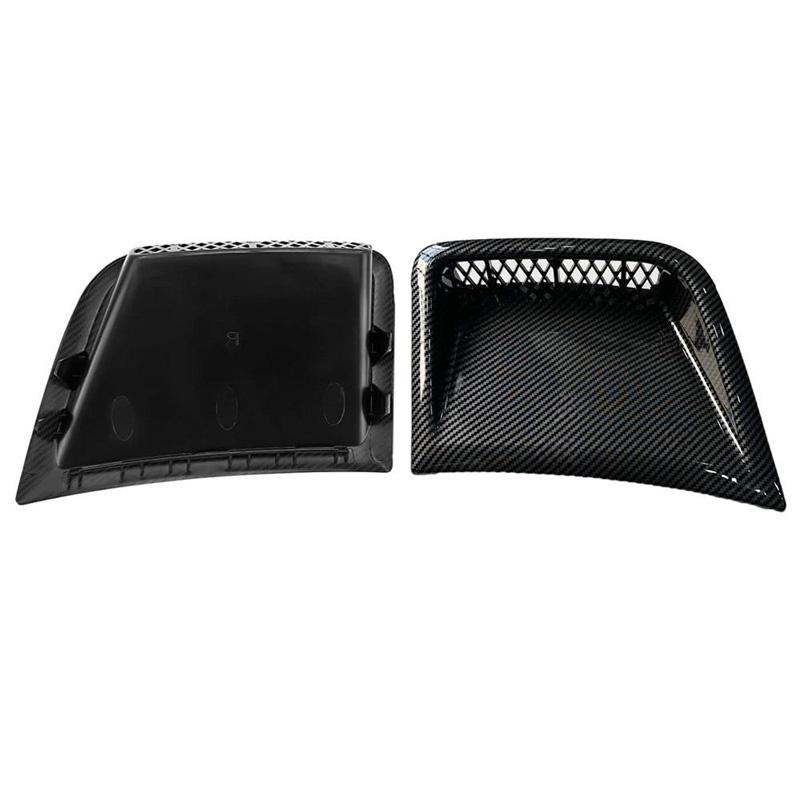 1 пара угловых накладок на передний бампер с узором из углеродного волокна для Subaru Impreza WRX STI 2008-2014