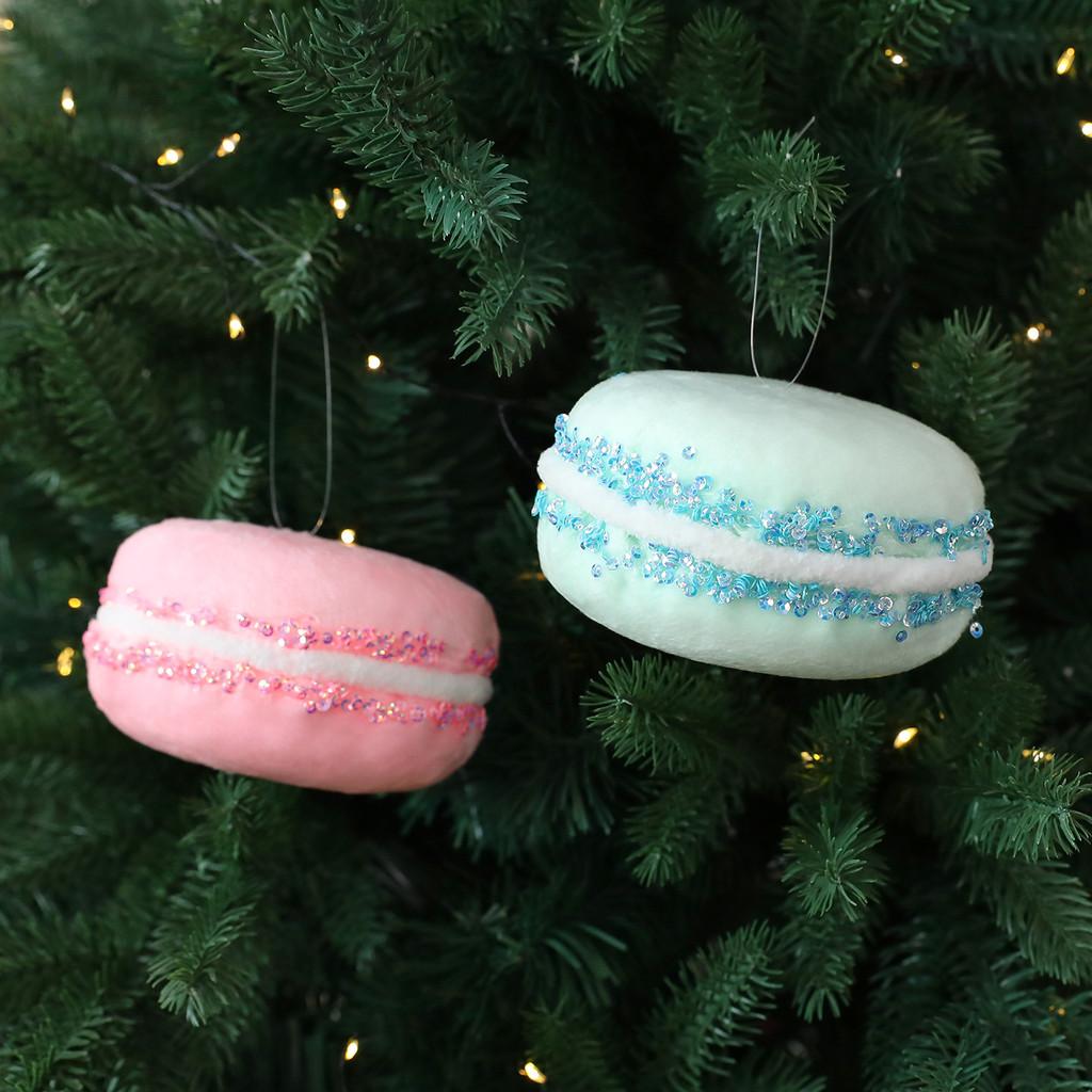 Xmas Foam Macaron Tree Decorations For Christmas Party Home Decor