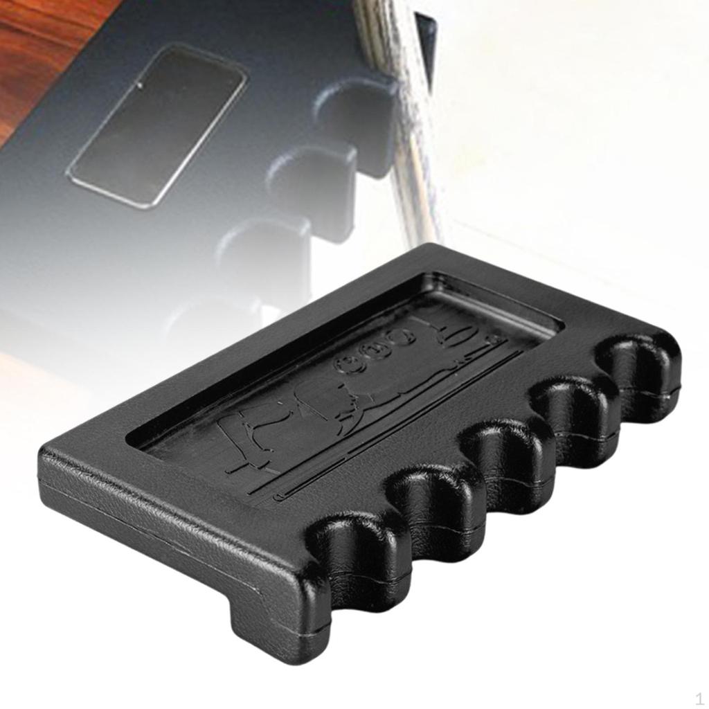 Billiard Cue Claw Holder for 5 Cues Table Edge Rack