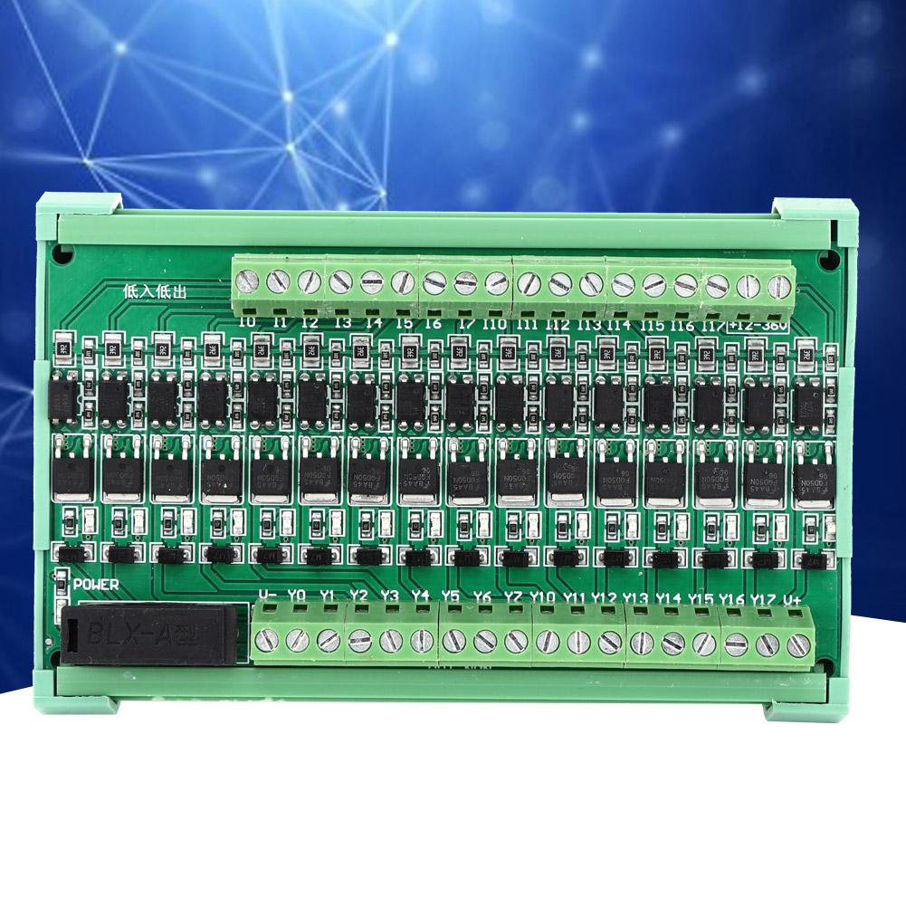 16-канальная плата усилителя PLC, плата реле изоляции, вход NPN, выход NPN 1236 В постоянного тока